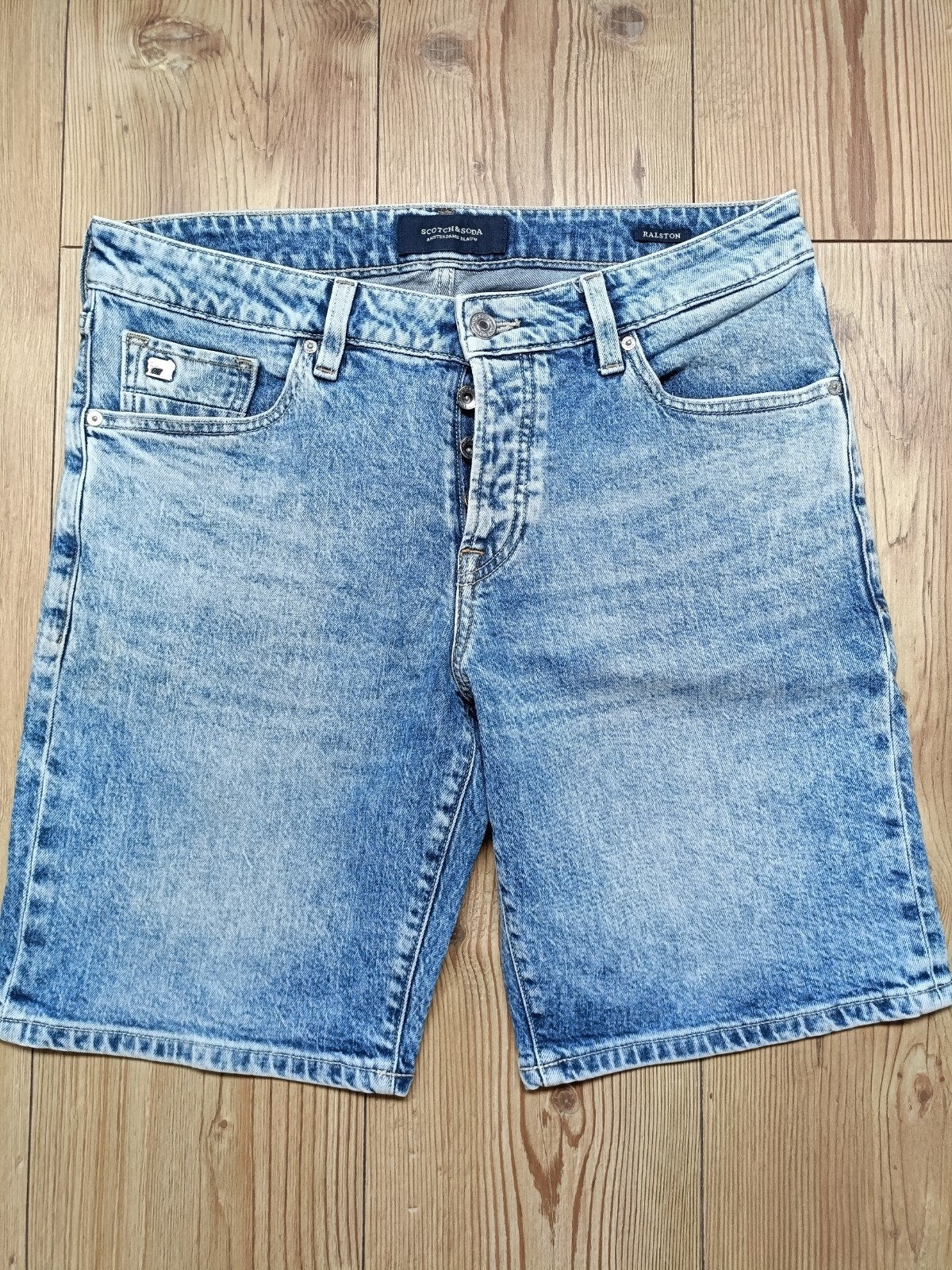 Scotch & Soda Ralston short maat 31, Ophalen of Verzenden, Zo goed als nieuw, Blauw, W32 (confectie 46) of kleiner
