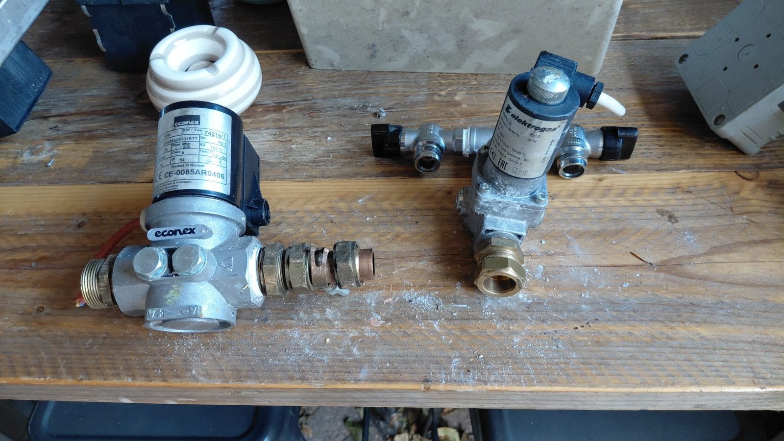 Elektrogas kraan, Tuin en Terras, Ophalen of Verzenden, Zo goed als nieuw