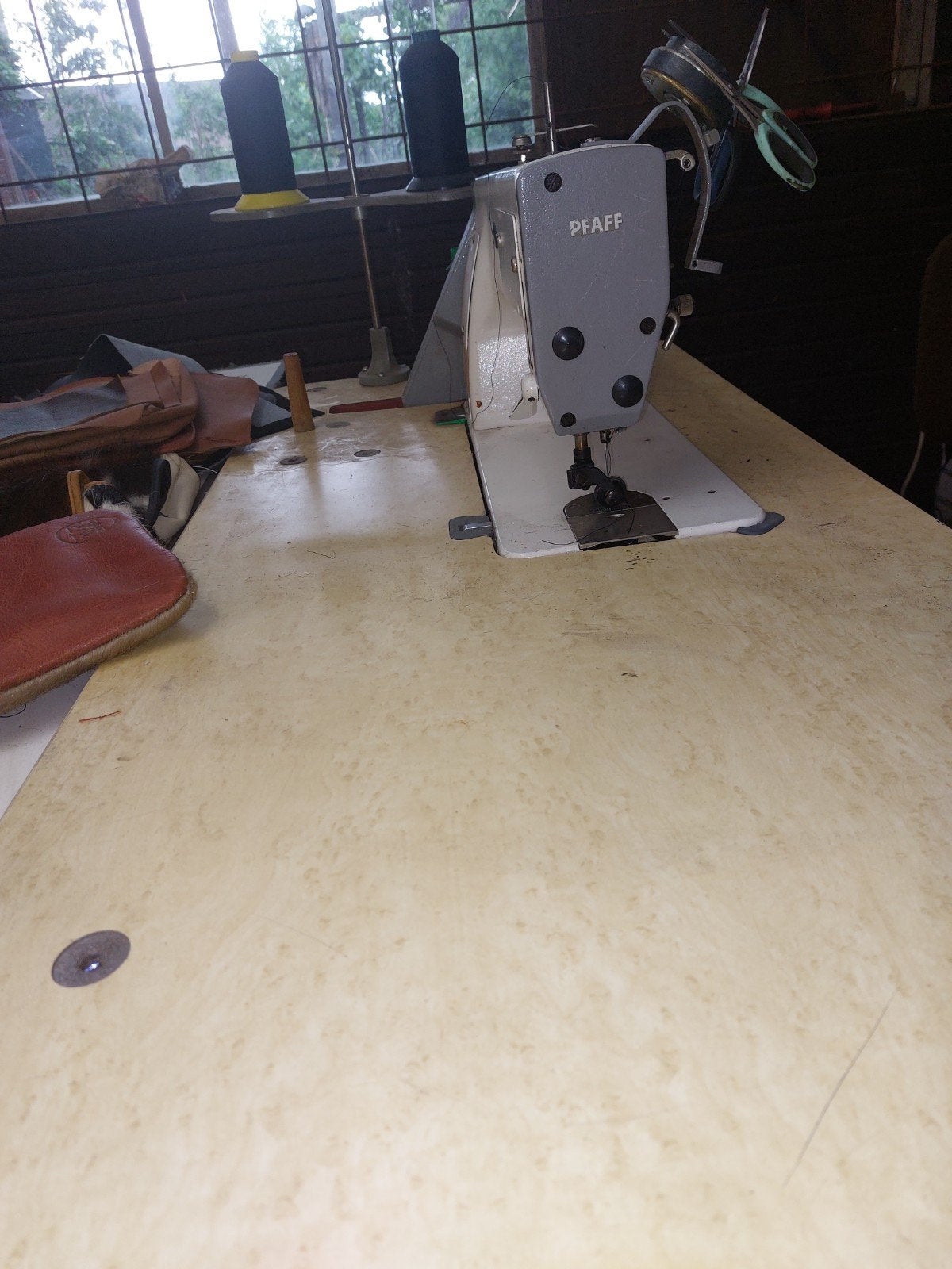 Pfaff Naaimachine als Nieuw 220v met rolvoet, Ophalen, Pfaff, Industrieel, Naaimachine