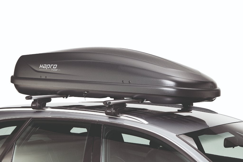 Dakkoffer huren in Brabant? Hapro Traxer 5.6 (370 liter), Auto diversen, Dakkoffers, Ophalen, Zo goed als nieuw