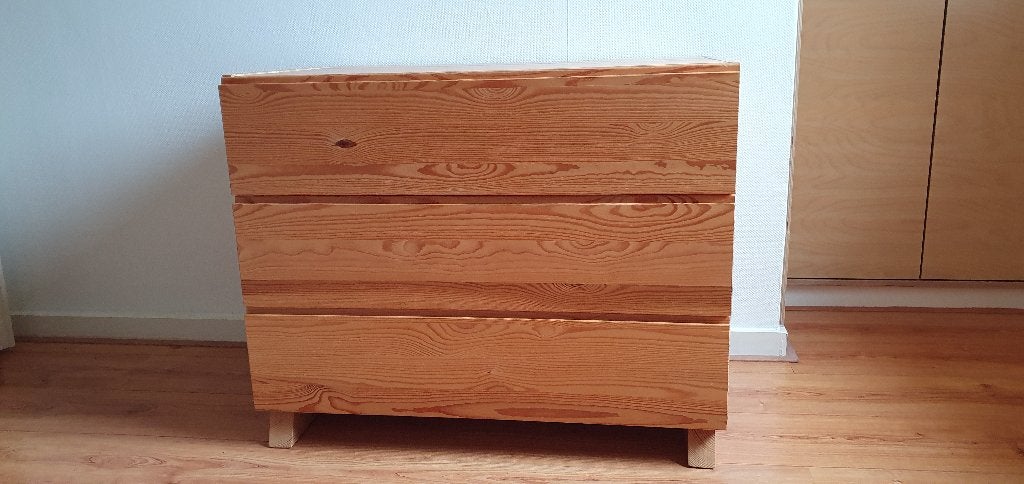 Ladekast Ikea 3 laden grenen, Ophalen, Zweeds, 50 tot 100 cm, Zo goed als nieuw