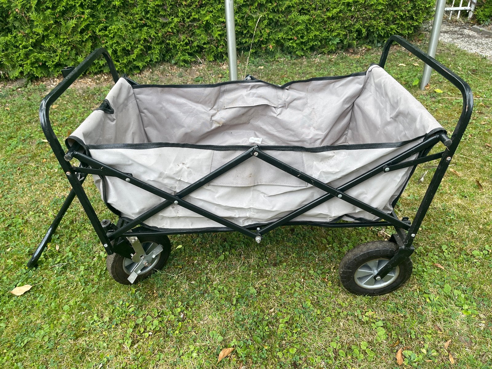 Opvouwbare bolderkar - Ideaal voor strand, praktisch&sterk, Caravans en Kamperen, Bolderkarren, Ophalen, Opvouwbaar, Gebruikt