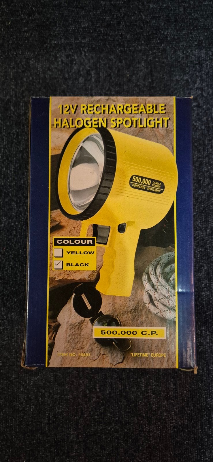Nieuwe 12V oplaadbare halogeen schijnwerper, Ophalen of Verzenden