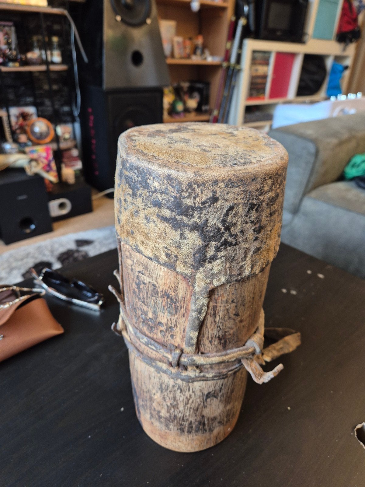 Antieke Afrikaanse Djembe - Handgemaakt, Ophalen of Verzenden