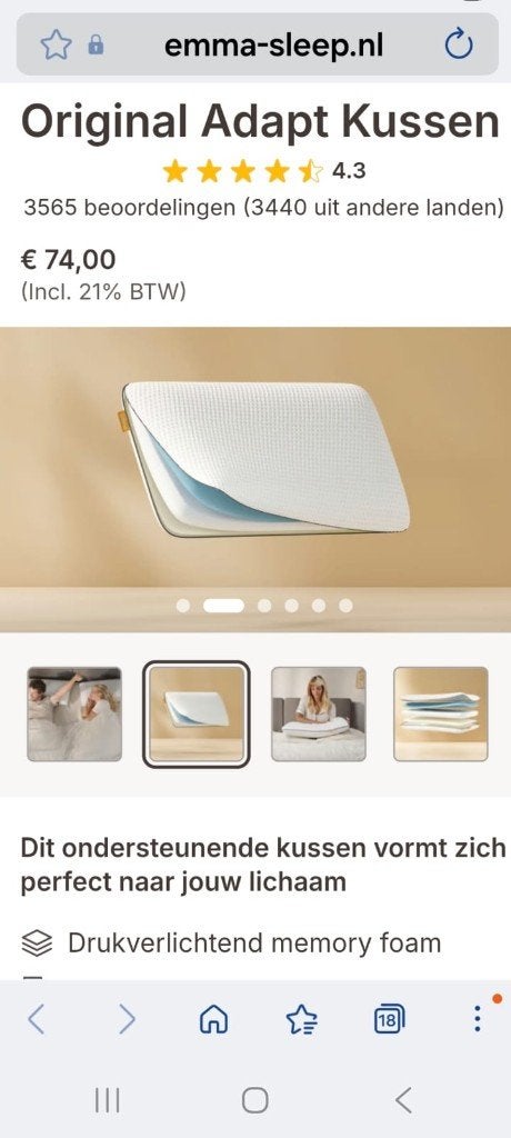 pillows, Ophalen, Ergonomisch, Wit, Hoofdkussen