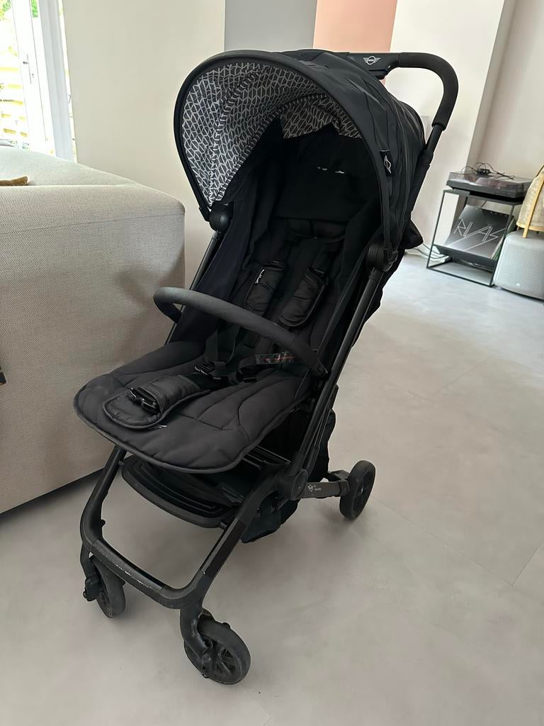 Compacte MINI by Easywalker Buggy - Zwart, Ophalen, Gebruikt, Overige merken, Verstelbare rugleuning