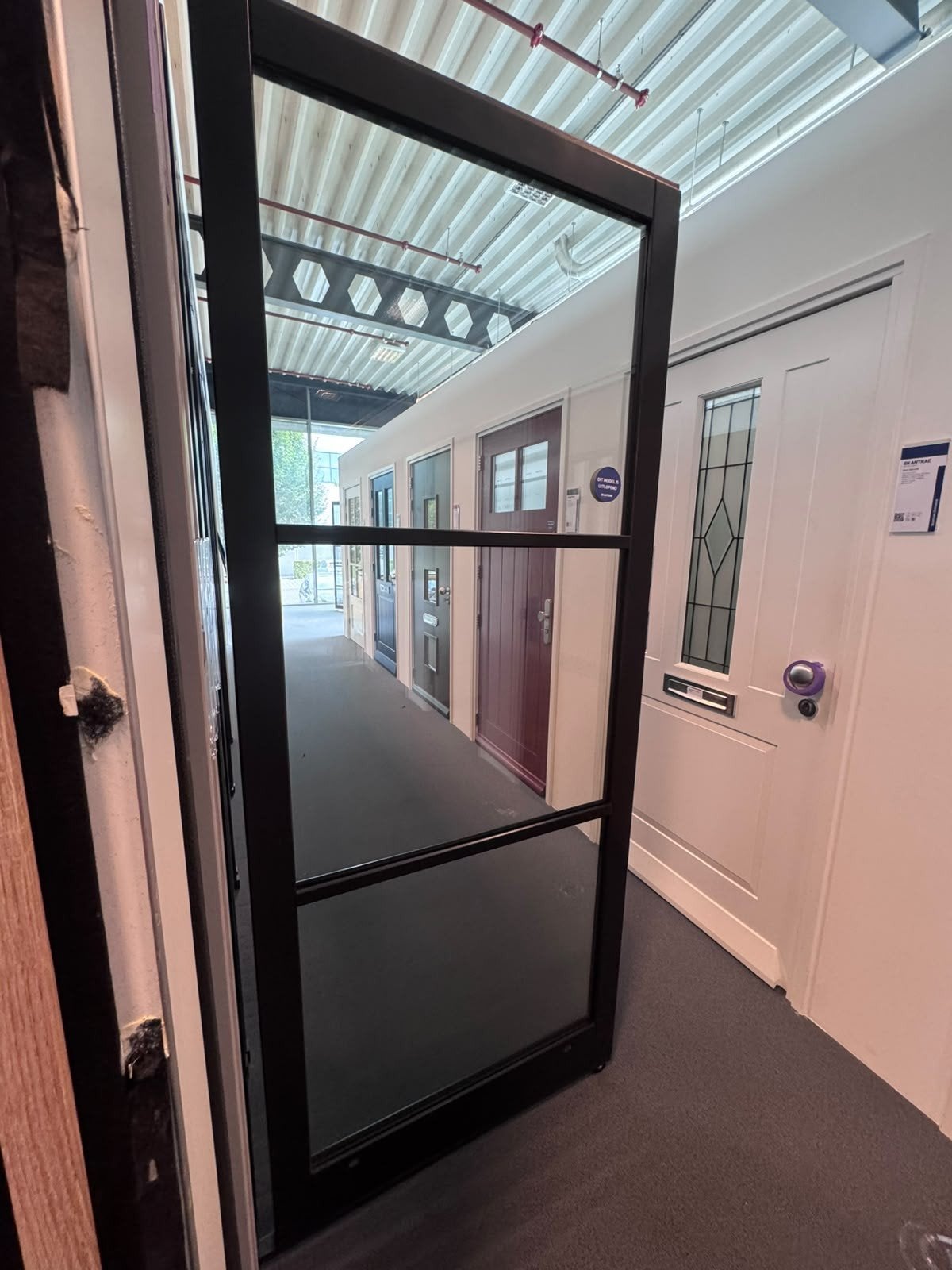 88x211,5 buitendeur skantrea Staallook thermopane glas A5, Doe-het-zelf en Verbouw, Ophalen, ., Nieuw, .