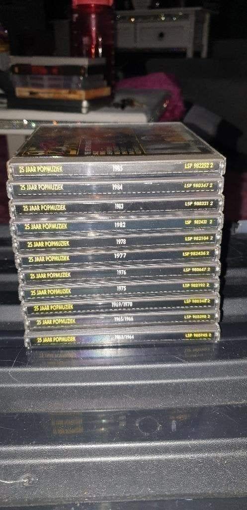Te koop 11cds van 25 jaar popmuziek diverse jaartallen, Ophalen of Verzenden, Zo goed als nieuw, Pop, Album