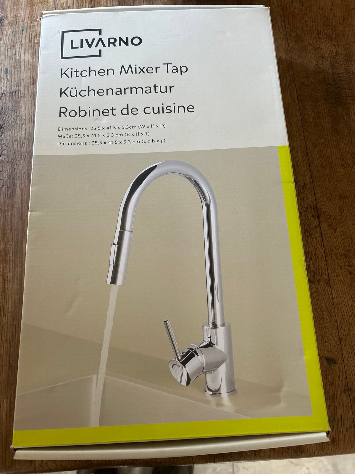 Nieuwe Livarno Kitchen Mixer Tap Keukenkraan, Ophalen, Metaal, Overige merken, Nieuw