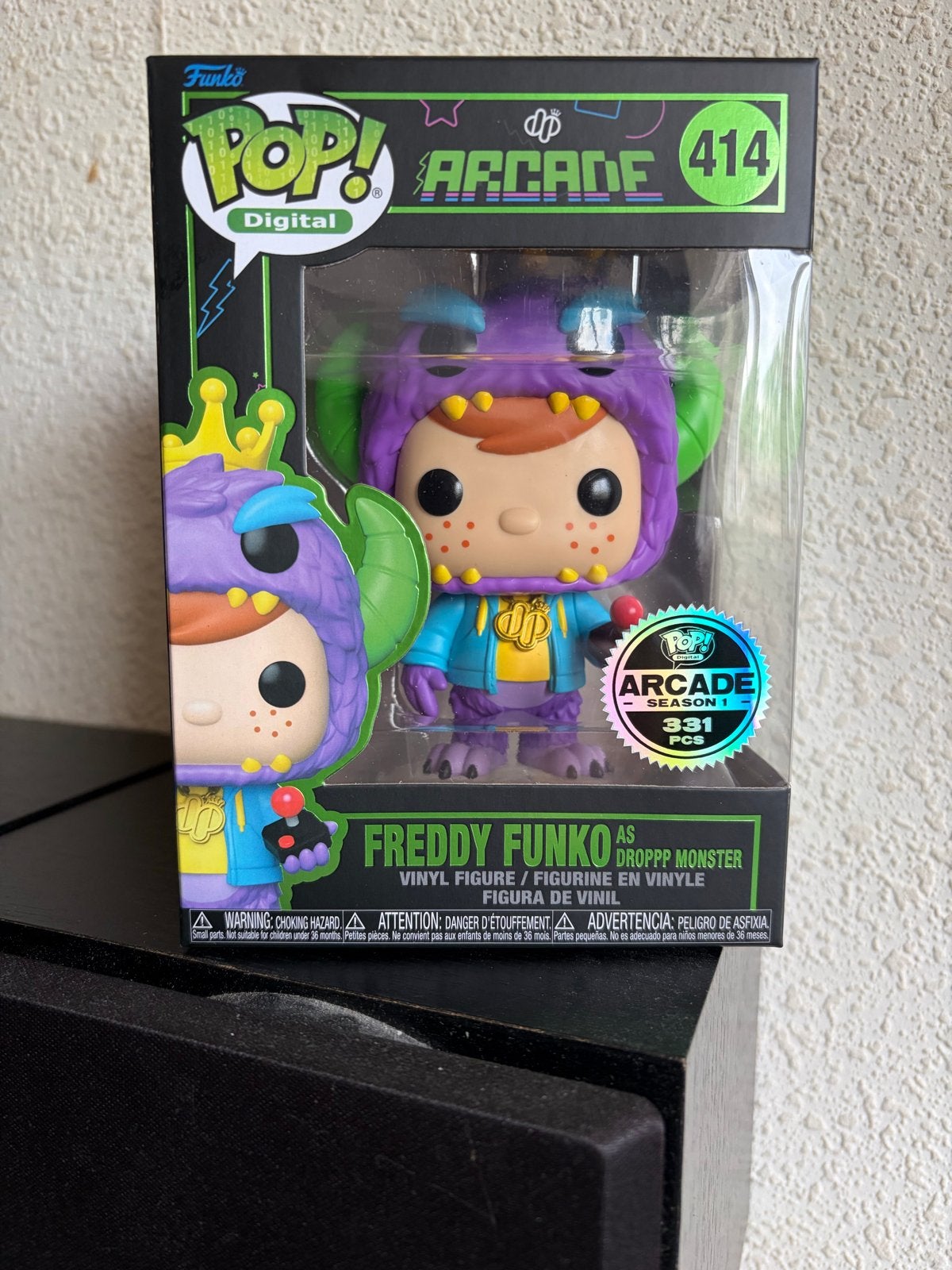 Funko Pop! Digital Arcade Freddy Funko Droppp Monster 414, Ophalen of Verzenden, Nieuw