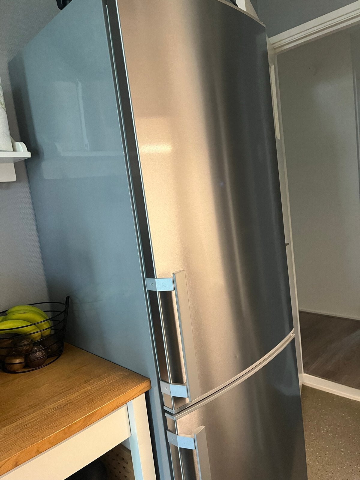 IKEA Koel-vriescombinatie - RVS look (no frost), Ophalen, Gebruikt, 200 liter of meer, 60 cm of meer