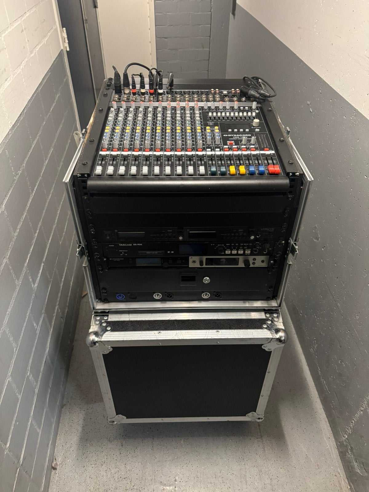 PA set, Ophalen, Zo goed als nieuw, Overige instrumenten, Flightcase
