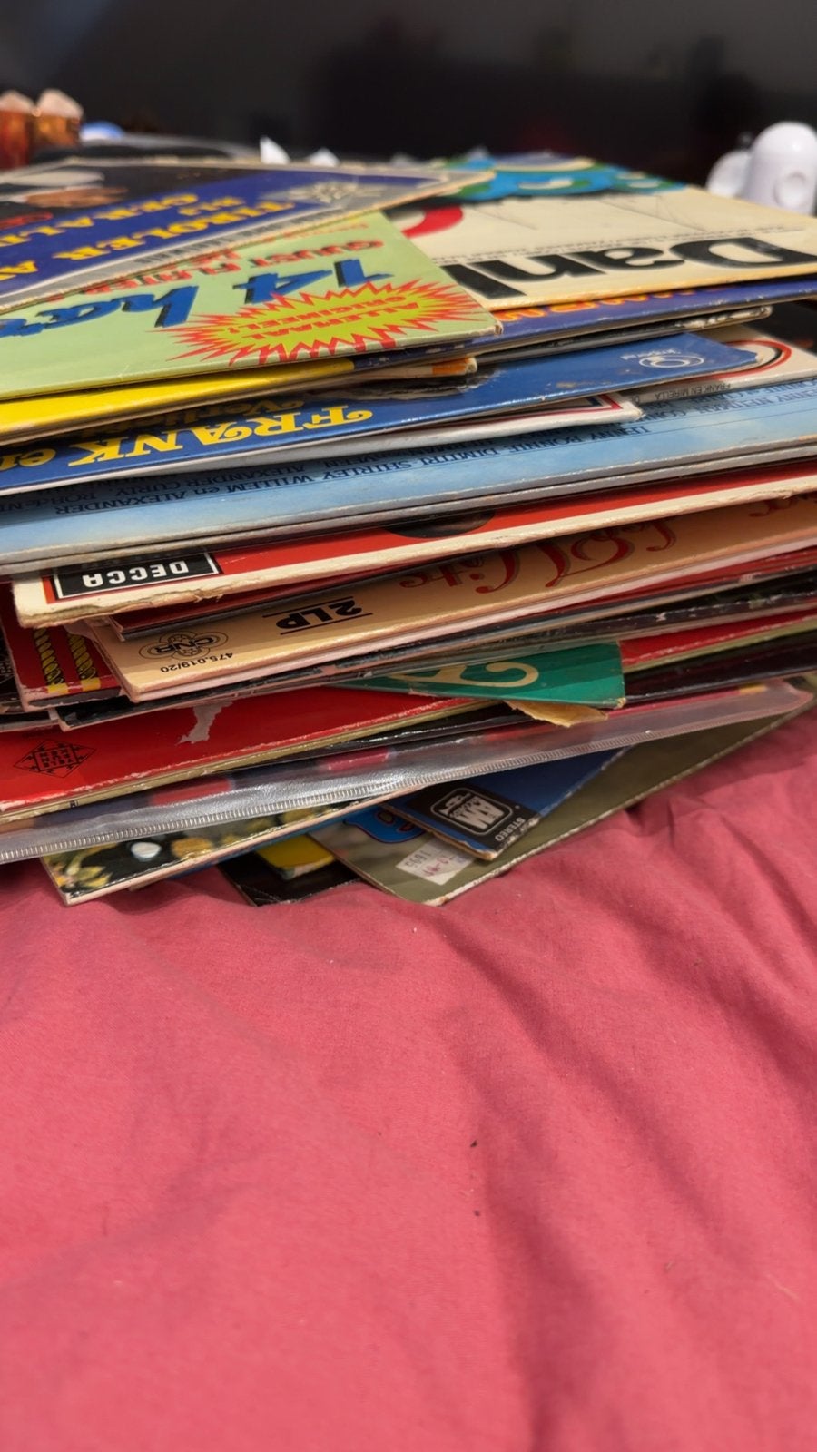 Partij diverse vinyl singles (45 toeren), Gebruikt, 7 inch, Ophalen of Verzenden, EP