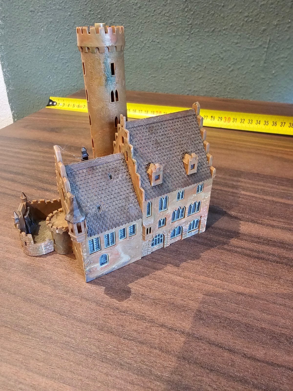 H0 Modelspoorbaan Kasteel/Burcht Gebouw, Gebruikt, Gelijkstroom of Wisselstroom, Brug, Tunnel of Gebouw, Ophalen