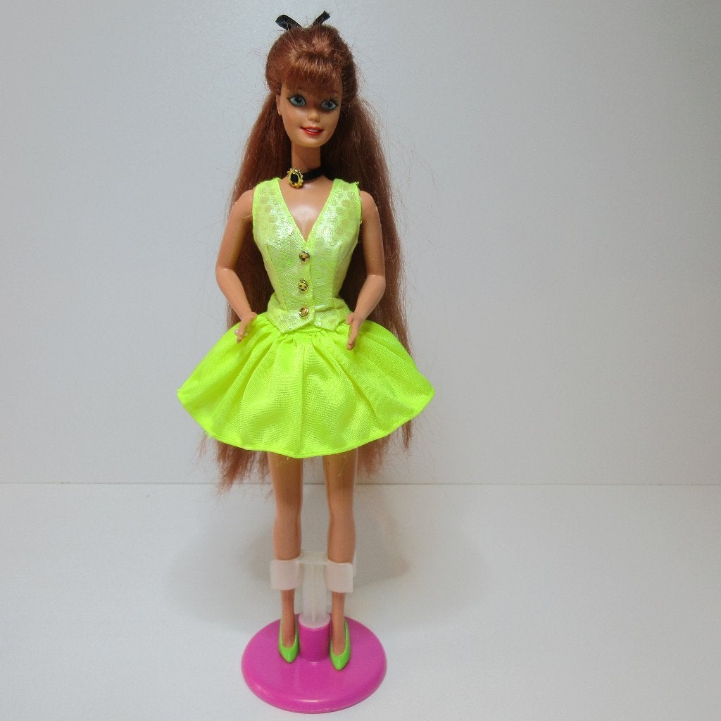 3 vintage Barbie poppen "Cut and Style, Ophalen of Verzenden, Gebruikt, Pop