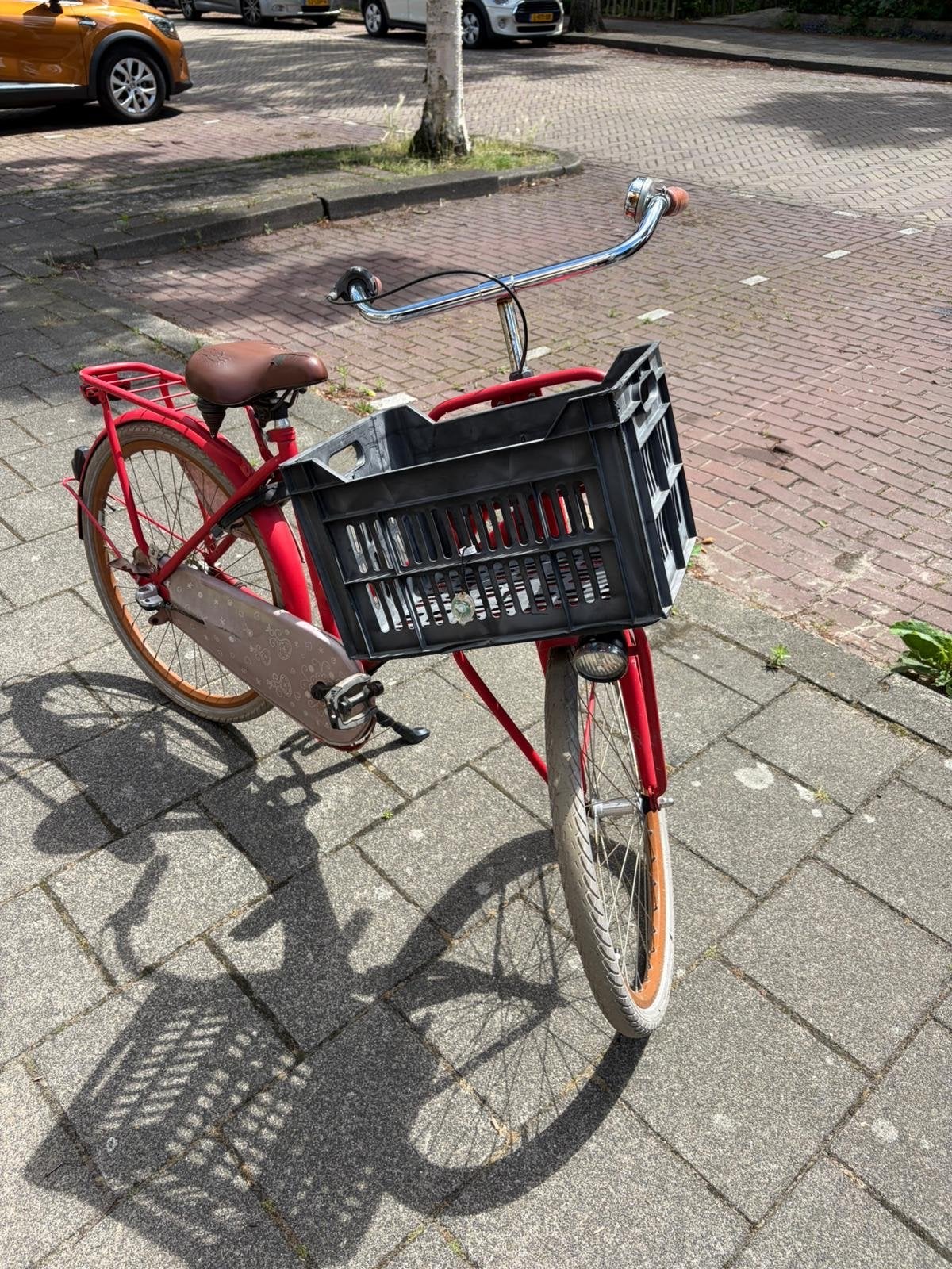 Cortina fiets 26 inch met voordrager en versnellingen, Ophalen, Gebruikt, Versnellingen