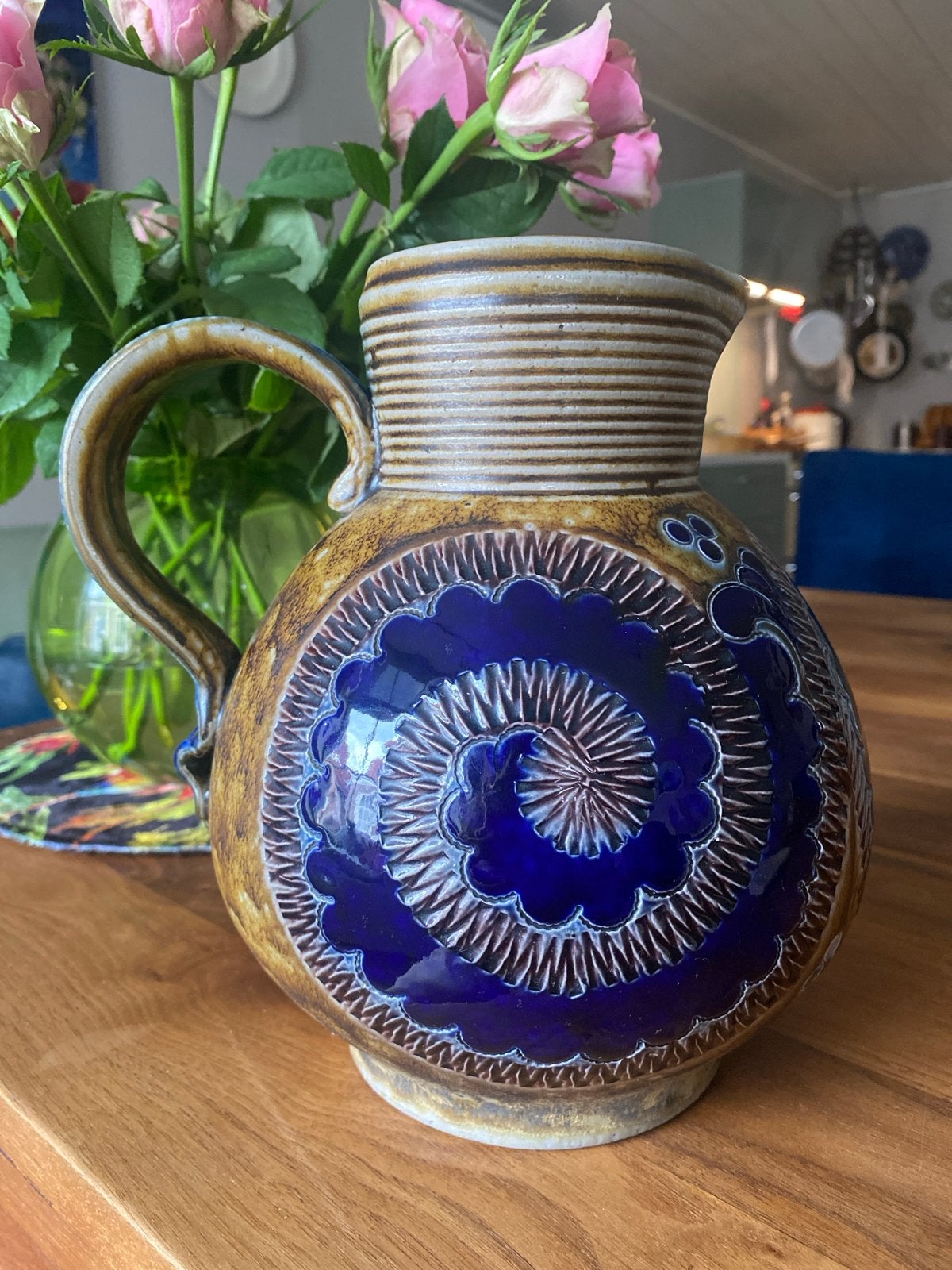 Vintage R. Merkelbach handgemaakt Keramische Kan, Ophalen of Verzenden