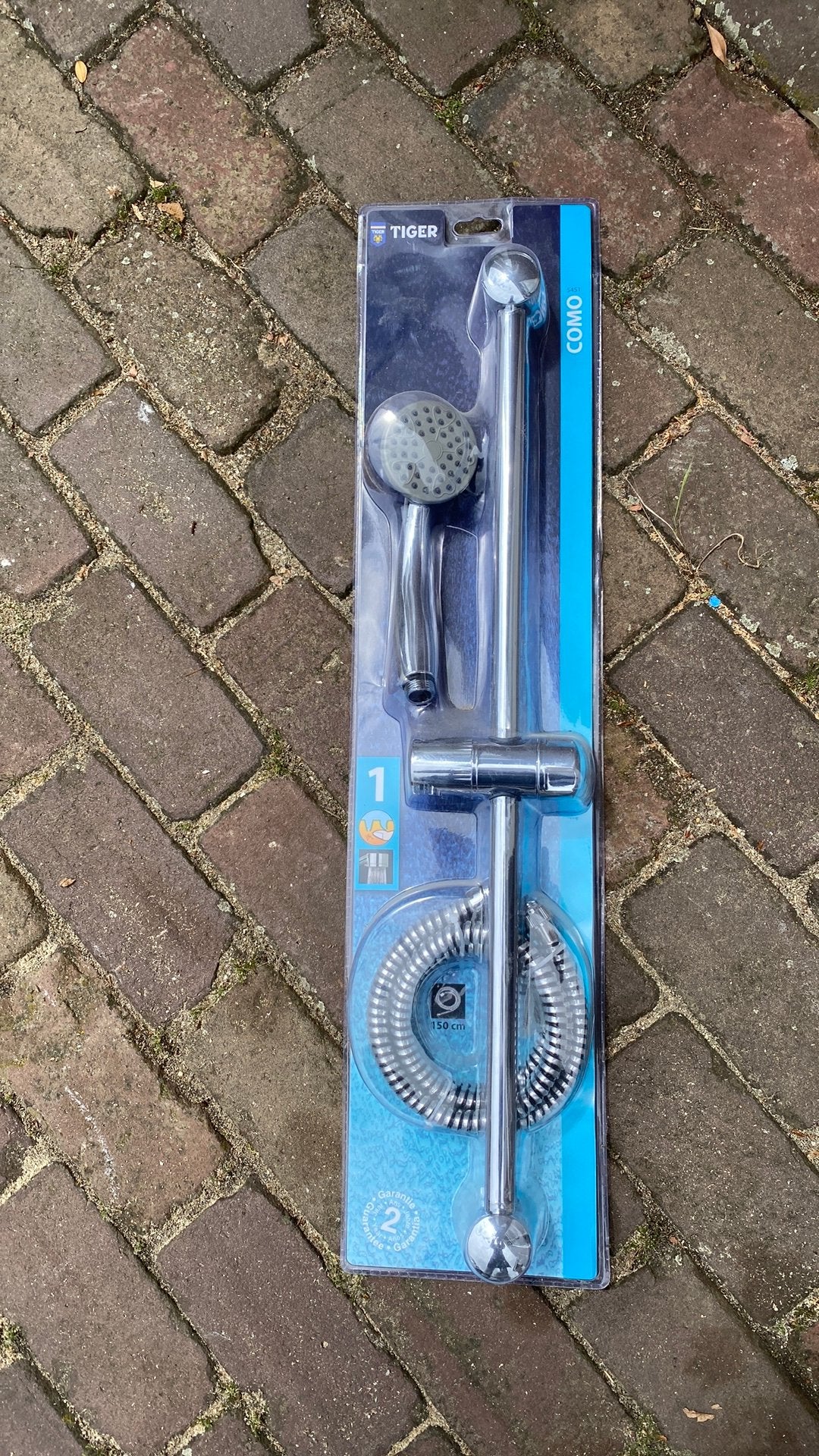 Nieuwe Tiger Como doucheset - Chroom, Ophalen, Nieuw, Chroom, Douche