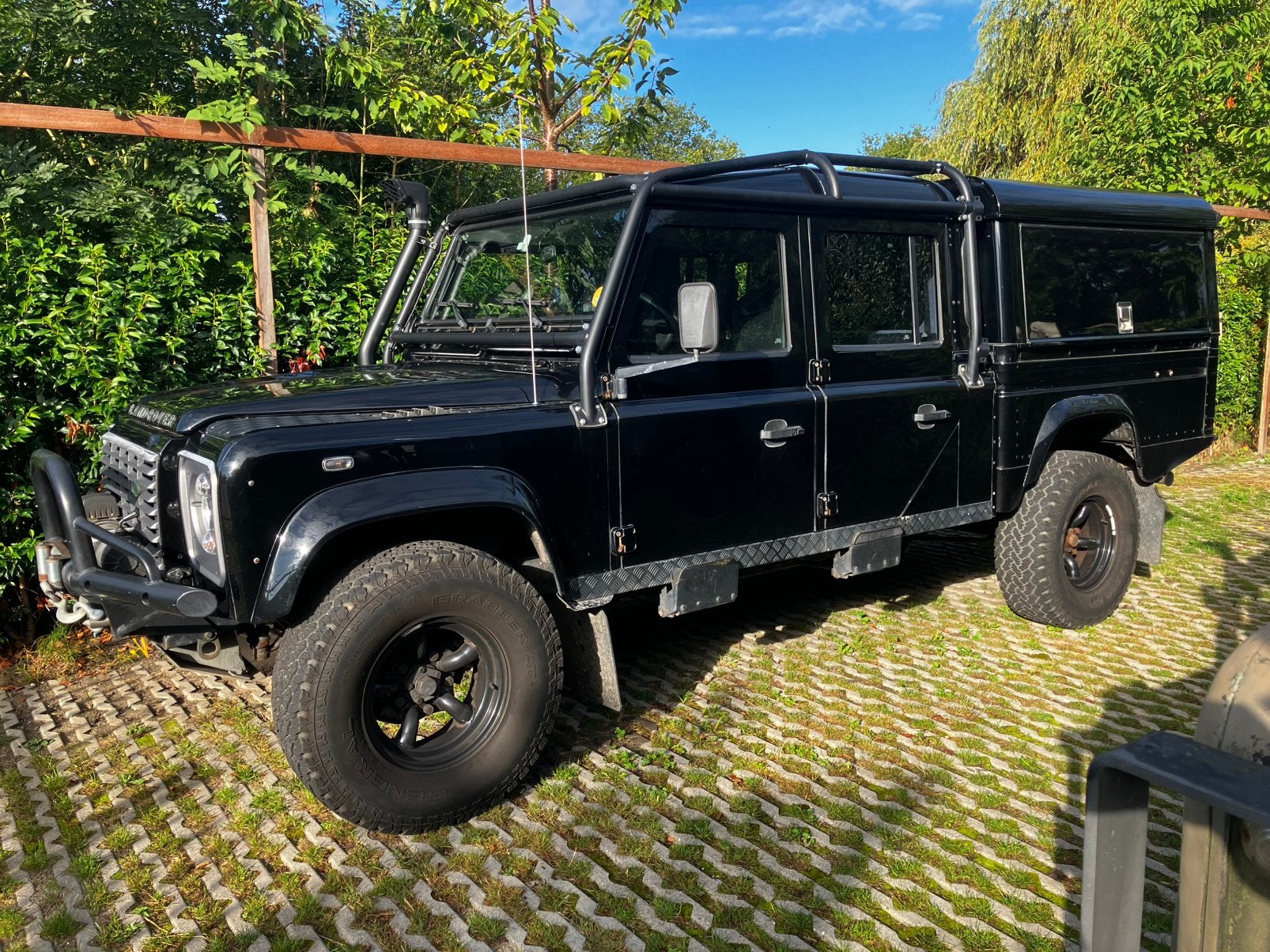 Land Rover Defender 130 TD5 Crew CAB Hcpu/dv DC 2005, Auto's, Land Rover, 2495 cc, 122 pk, Origineel Nederlands
