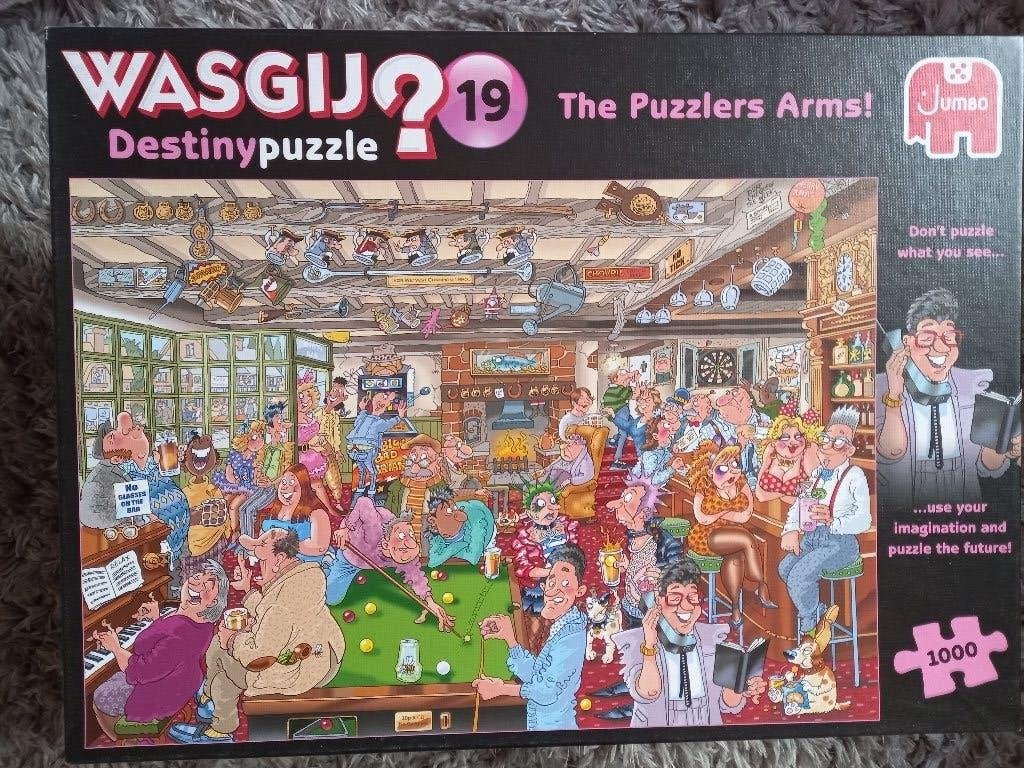 wasgij puzzel, Hobby en Vrije tijd, Denksport en Puzzels, Ophalen, 500 t/m 1500 stukjes, Gebruikt, Legpuzzel