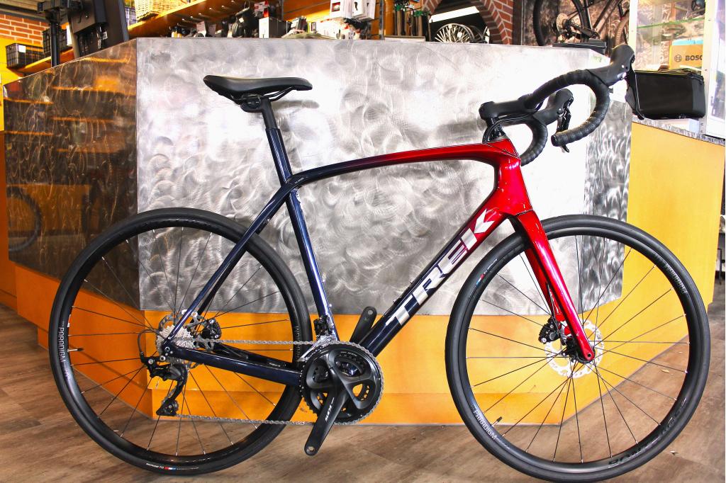 Zeer nette gebruikte Trek Domane SL5 carbon racefiets., 28 inch, Gebruikt, Carbon, Heren