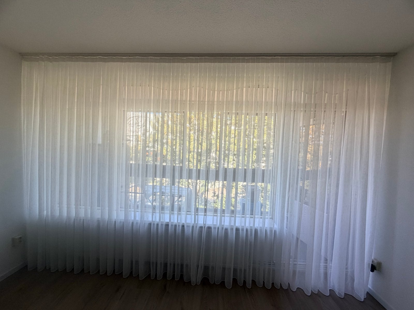 Nieuwe witte vitrage gordijnen (260x420 cm), Ophalen, Vitrage, Wit, Nieuw