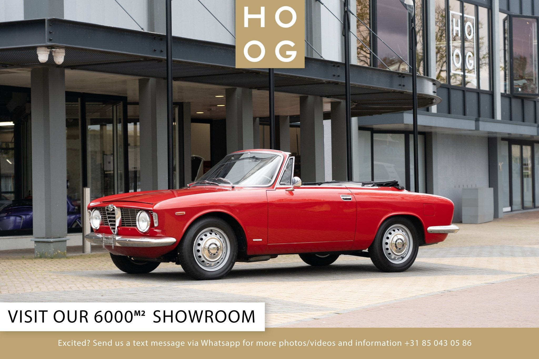 Alfa Romeo Giulia Sprint GTC (bj 1965), Gebruikt, 4 cilinders, Cabriolet, 4 stoelen
