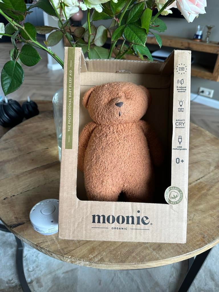Moonie hummingbear caramel, Ophalen, Overige merken, Met geluid, Beer