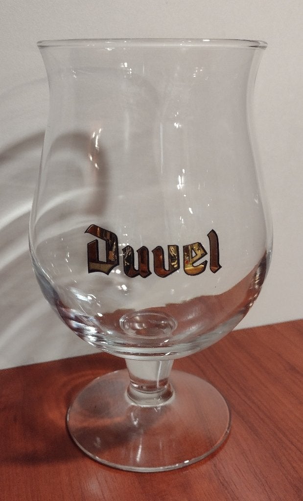 Duvel Glas Standaard Logo. (D3), Verzamelen, Ophalen of Verzenden, Zo goed als nieuw, Glas of Glazen, Duvel