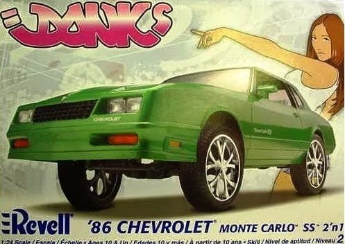 Bouwdoos 1986 Chevy Monte Carlo DONK 2n1 Revell, Auto, Revell, Groter dan 1:32, Nieuw