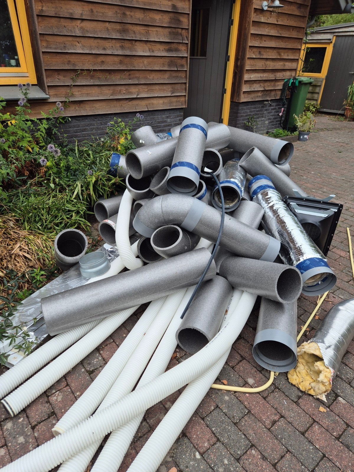 Ventilatiebuizen wtw: geïsoleerd, ongeïsoleerd, la, Doe-het-zelf en Verbouw, Ventilatie en Afzuiging, Ophalen, Ventilator en Afzuiger