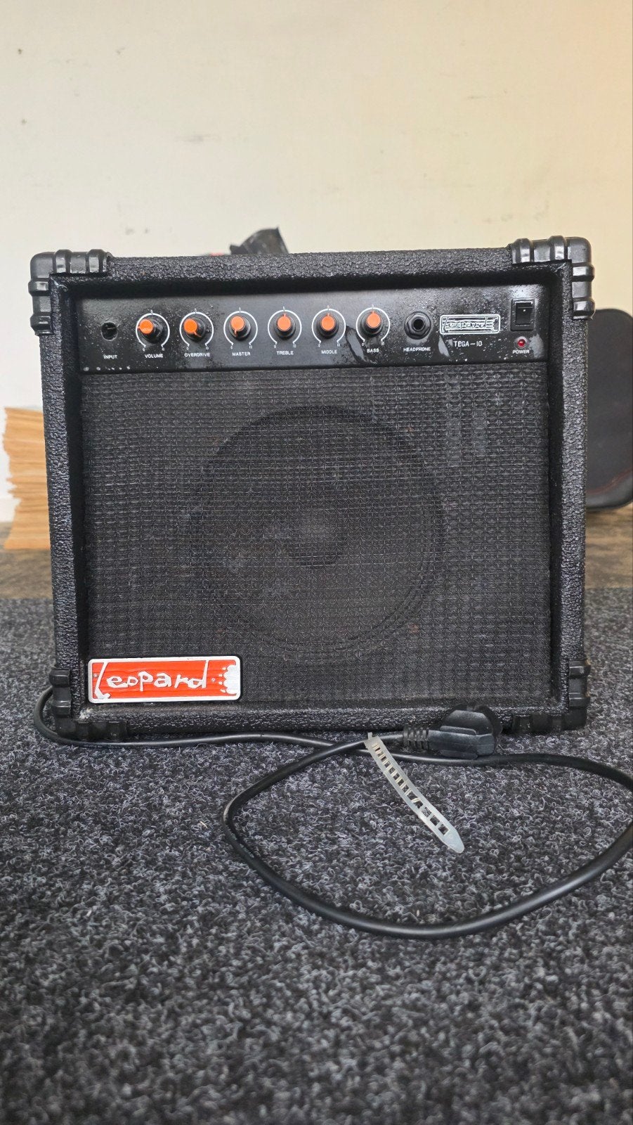 Leopard TEGA-10 Gitaarversterker - 20W, Ophalen of Verzenden, Gebruikt, Gitaar, Minder dan 50 watt