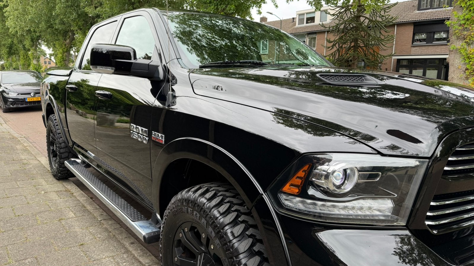 Dodge Ram 1500, Auto's, Automaat, 5654 cc, Zwart, Leder
