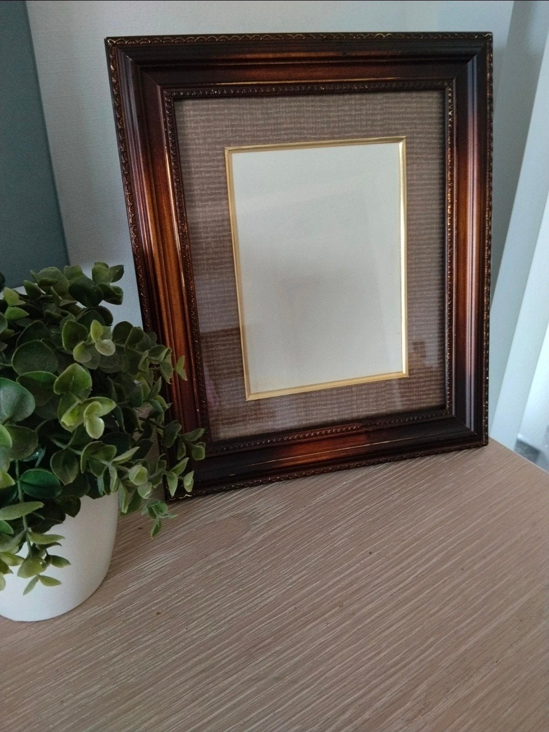 Fotolijst 18x13cm, Huis en Inrichting, Woonaccessoires | Lijsten, Bruin, Gebruikt, Verwisselbare inhoud, Ophalen of Verzenden