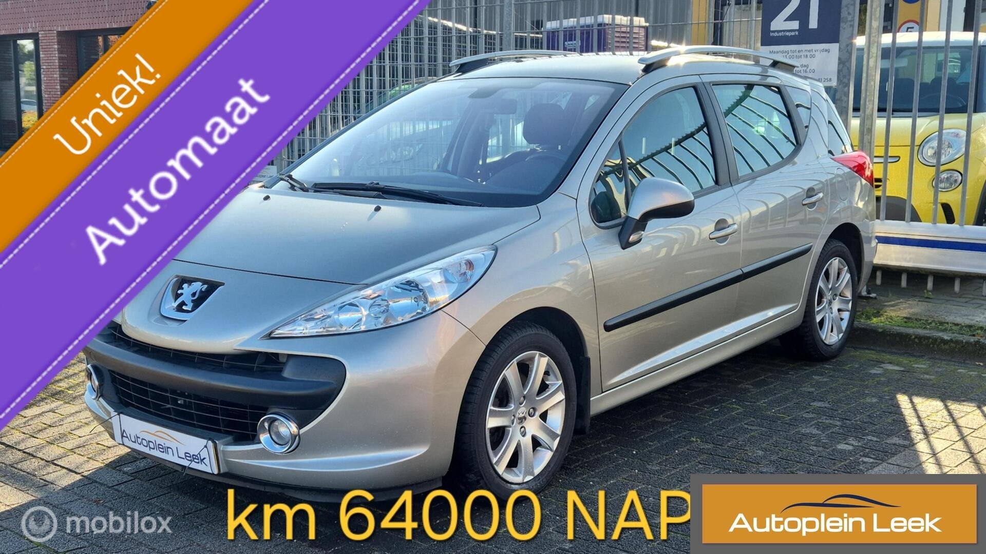 Peugeot 207 SW 1.6 VTi XS AUTOMAAT KM 64063, Auto's, 4 cilinders, 600 kg, Euro 4, 120 pk
