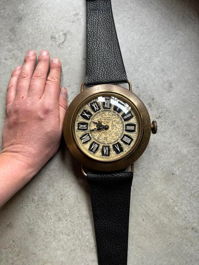Prachtige grote mercedes horloge mercedes klok verzamelen, Ophalen of Verzenden