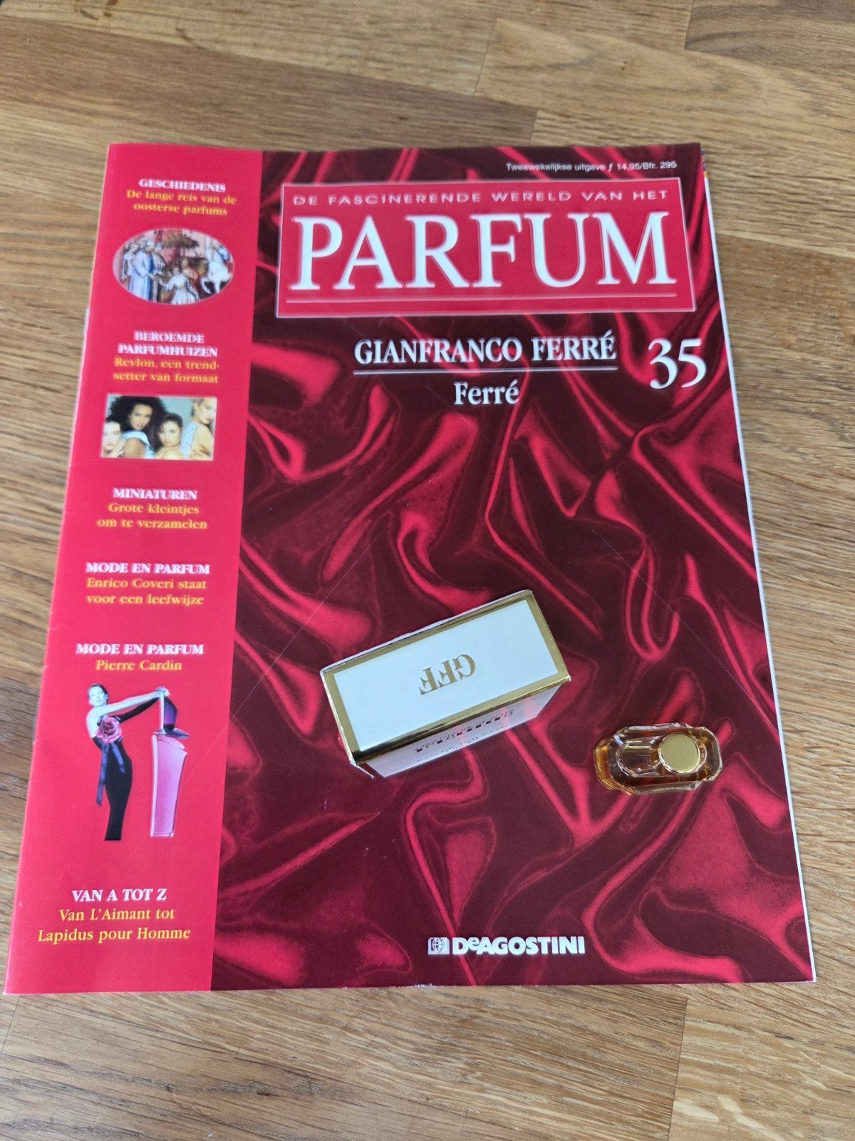 35 Gianfranco Ferre Eau de Toilette 5ml met DeAgostini magaz, Ophalen of Verzenden, Nieuw
