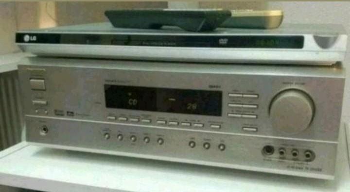 Onkyo tx-sr500e receiver + gratis lg cd dvd speler dvx-161, Ophalen of Verzenden, Overige merken