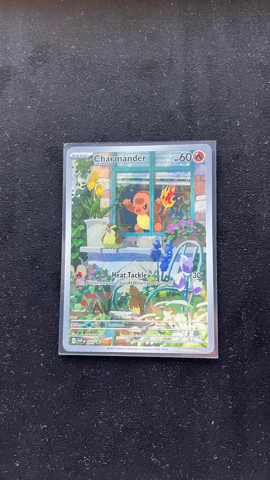 Charmander SVP 044 SV Black Star Promo, Ophalen of Verzenden, Zo goed als nieuw