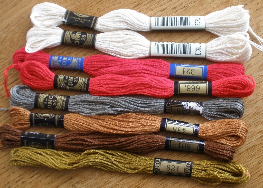8x DMC borduurgaren / nr.3, Hobby en Vrije tijd, Borduren en Borduurmachines, Ophalen of Verzenden, Nieuw, Handborduren, Borduurgaren of Zijde