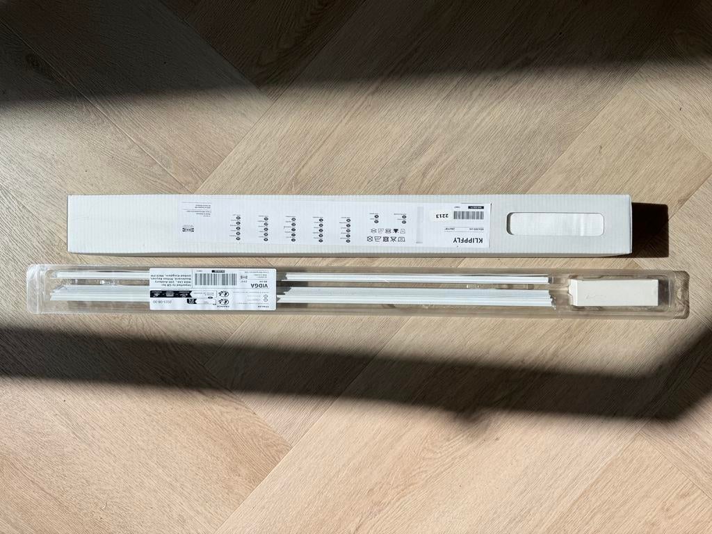 Schuifbare vitrage, Ophalen, Gebruikt, 200 cm of meer, Wit