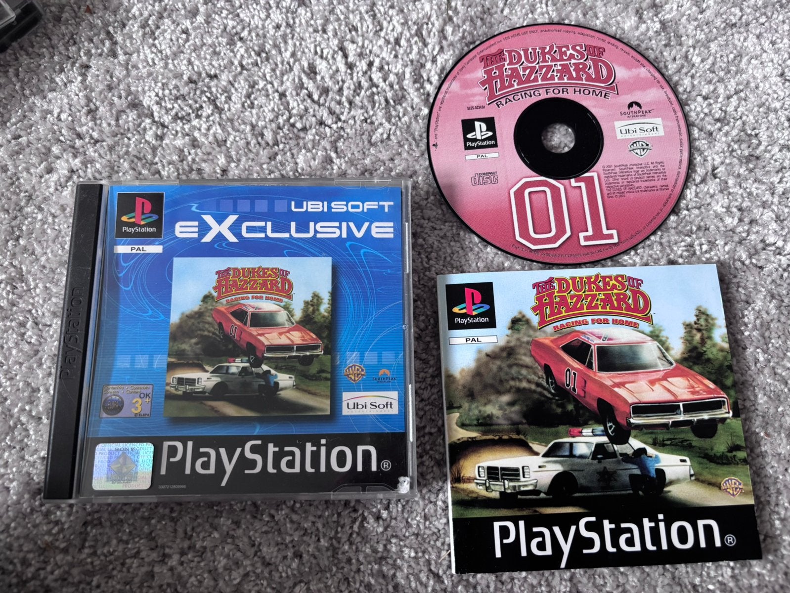 DUKES OF HAZARD PS1, Avontuur en Actie, 1 speler, Ophalen of Verzenden, Zo goed als nieuw