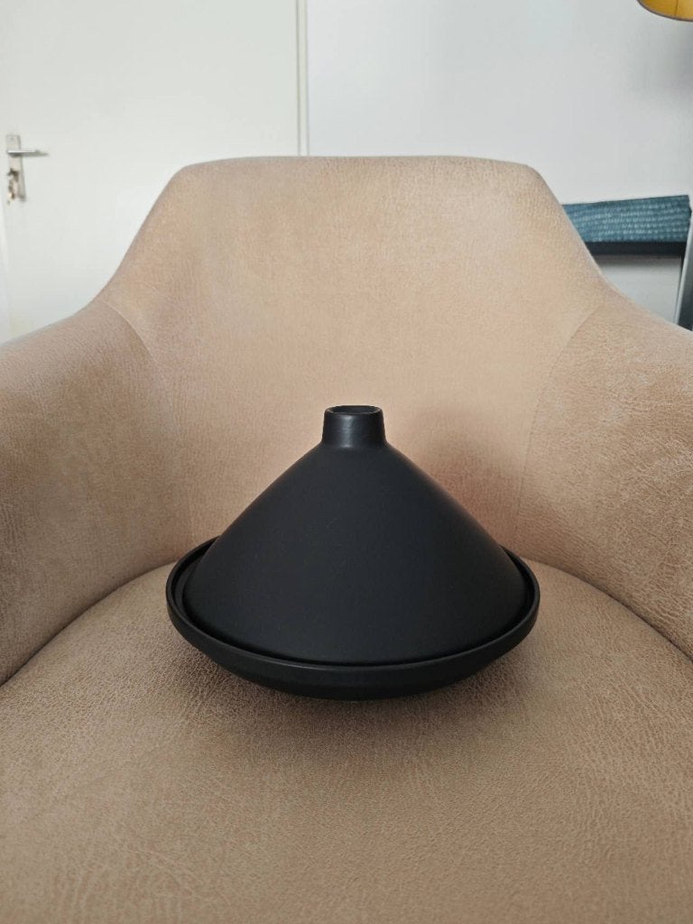 Tajine - Ø24X14.5 - aardewerk - zwart, Ophalen of Verzenden, Nieuw