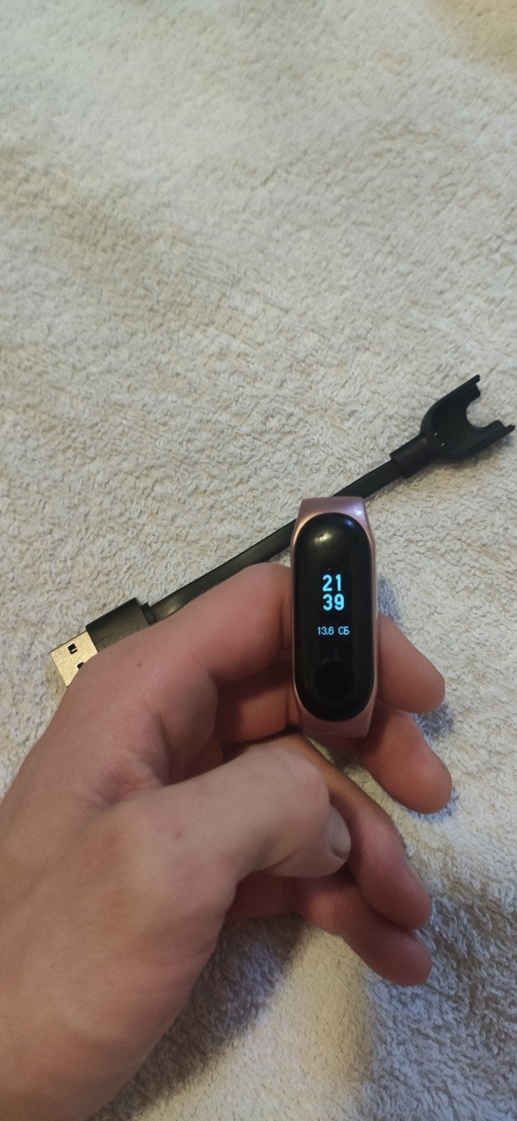 Xiaomi Mi bend 3, Ophalen of Verzenden, Zo goed als nieuw, Zwart, Android