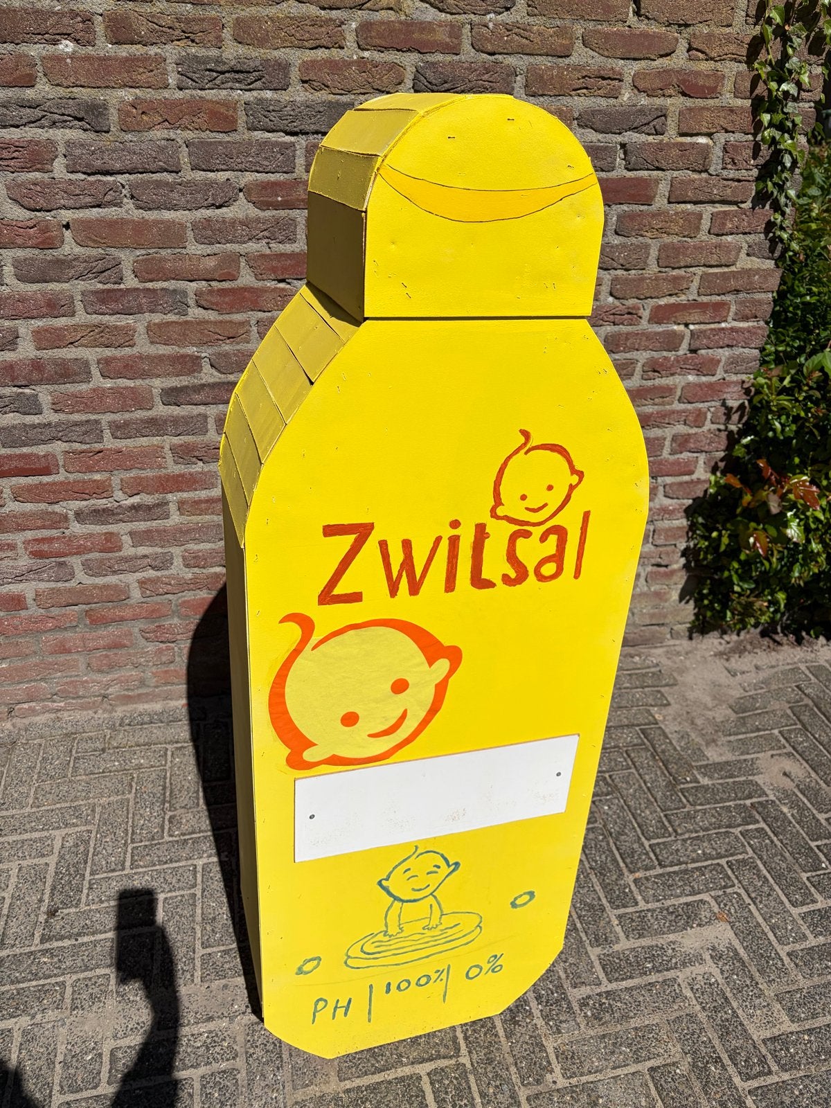 GRATIS Zwitsal Geboortebord - Uniek en Feestelijk!, Ophalen, Gebruikt, Geboortebord