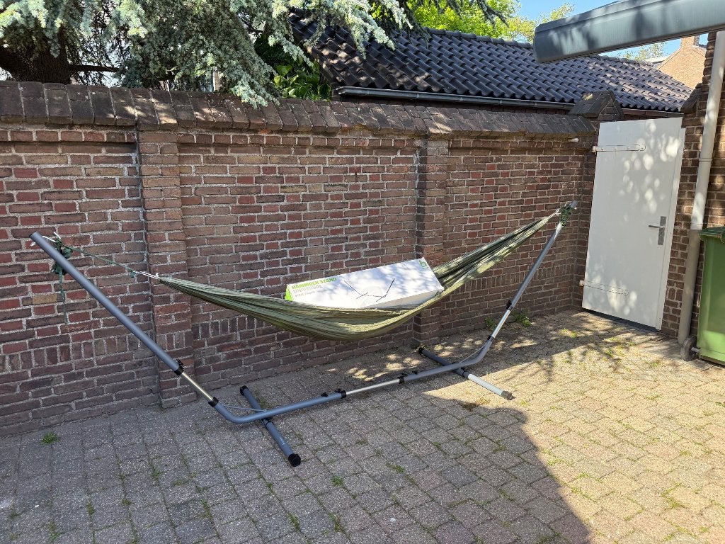 Bo camp hangmatstandaard camping achtertuin etc, Ophalen of Verzenden, Zo goed als nieuw, Overige