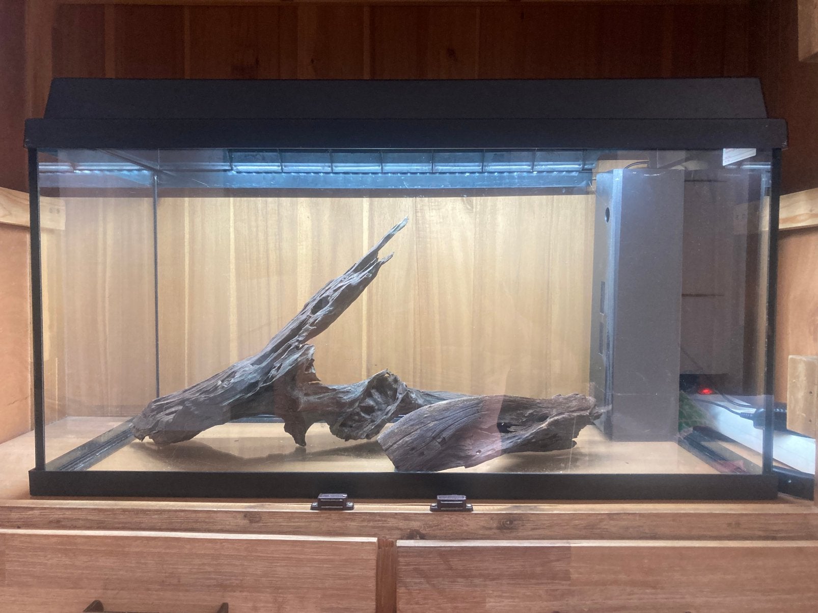Aquarium Juwel, Eheim filter, kienhout + accessoires, Ophalen, Gebruikt, Leeg aquarium, Juwel
