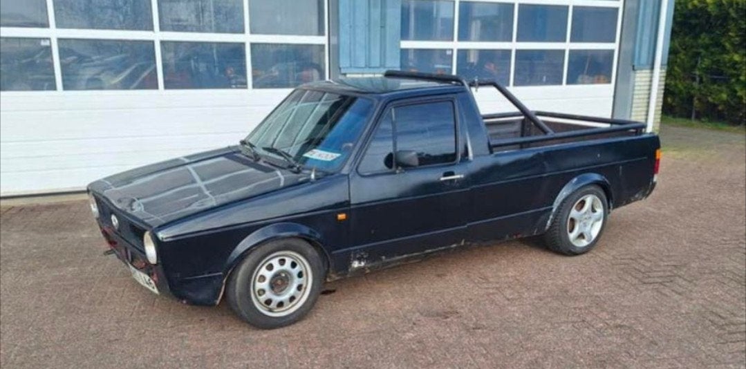 VW Caddy MK1 1.6 tdi  Finse Papieren 1989 goede basis, Auto's, Hyundai, Voorwielaandrijving, 4 stoelen, 138 pk, 49 €/maand