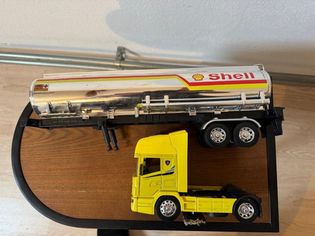 Shell modeltruck, Ophalen, Gebruikt