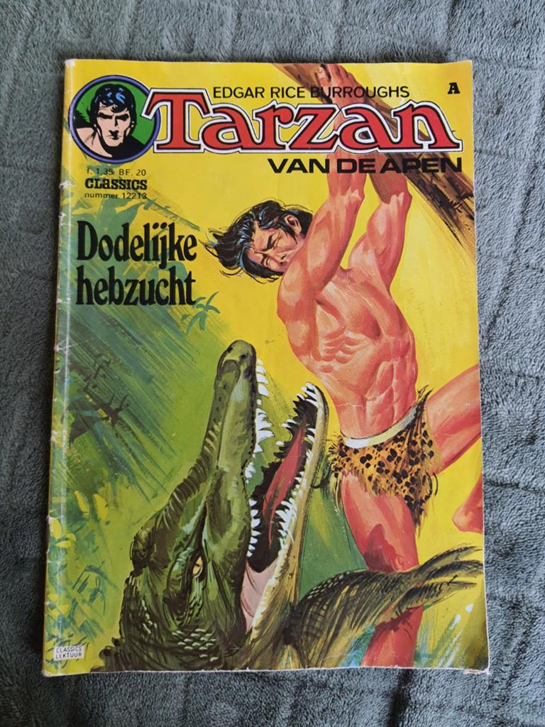 Vintage Tarzan stripboek- Classics, Boeken, Stripboeken, Meerdere stripboeken, Ophalen of Verzenden, Gelezen, Edgar Rice Burroughs (voor Tarzan)